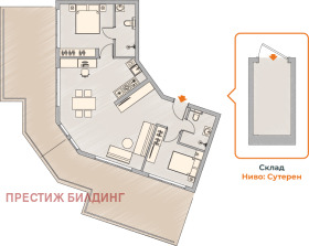 3-стаен град София, Малинова долина 1