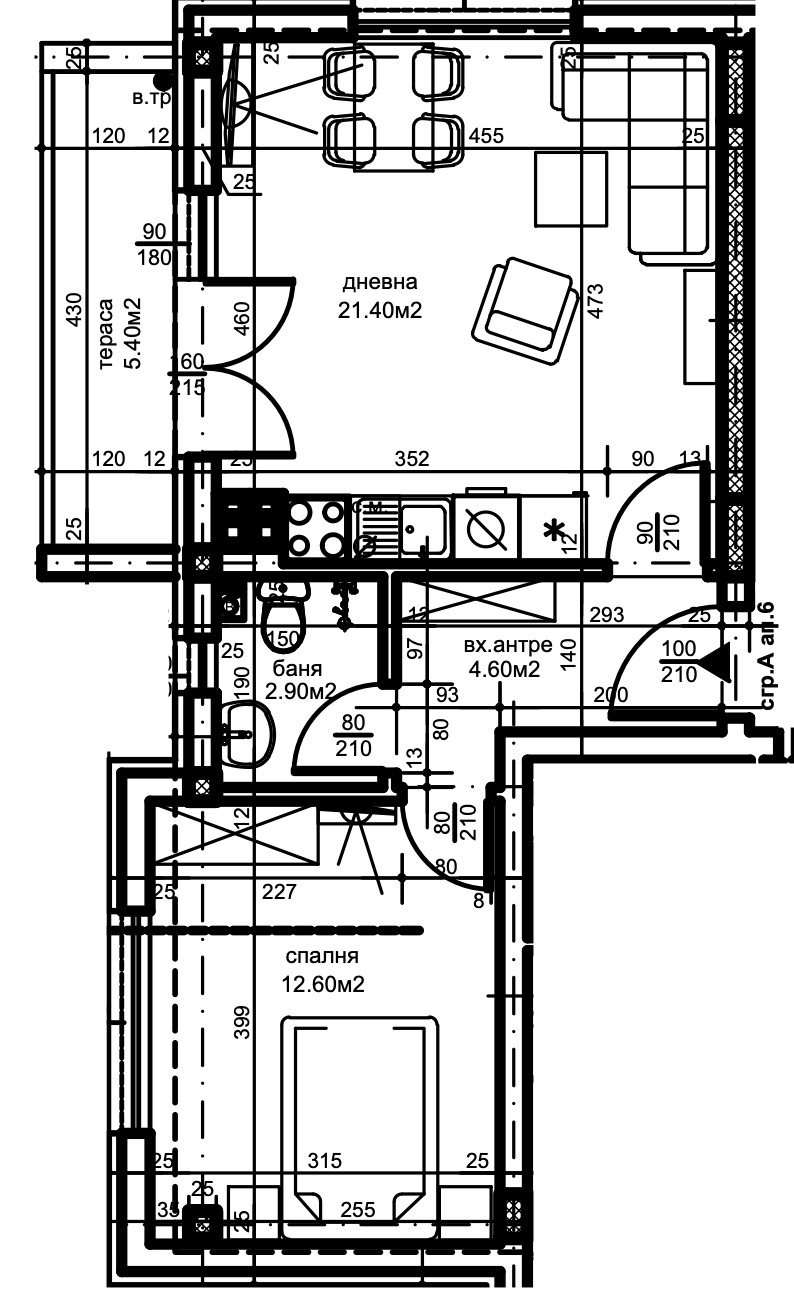 Продава  2-стаен град Пловдив , Христо Смирненски , 65 кв.м | 68079671 - изображение [2]