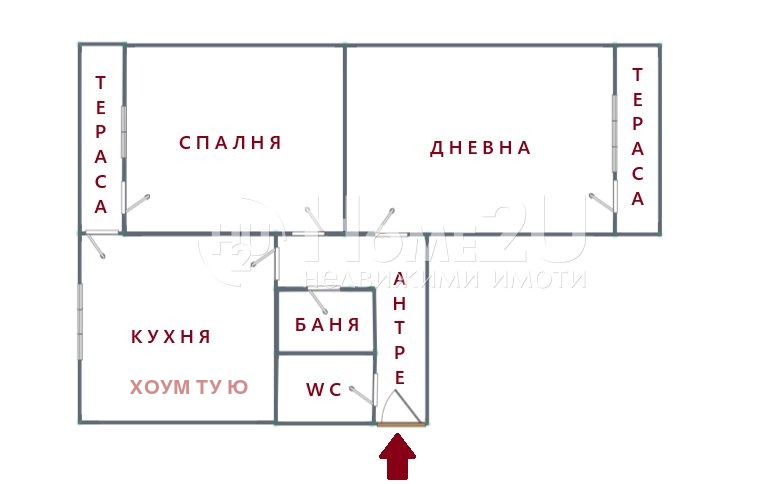 Продава 2-СТАЕН, гр. София, Модерно предградие, снимка 10 - Апартаменти - 54029990