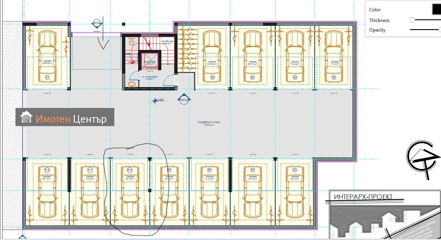Продава ГАРАЖ, ПАРКОМЯСТО, гр. София, Витоша