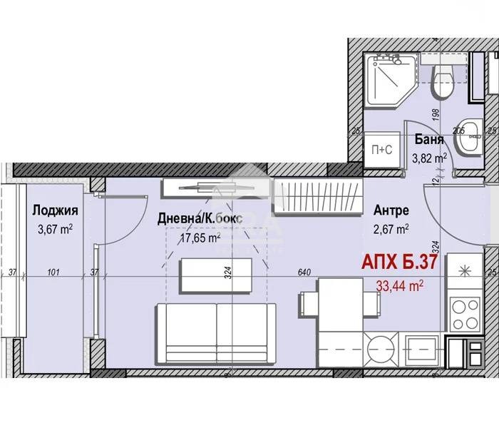 À vendre  Studio Sofia , Mladost 3 , 47 m² | 77693797 - image [3]