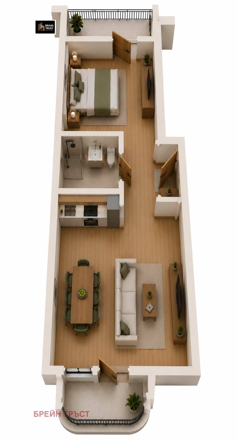 Продава 2-СТАЕН, гр. София, Център, снимка 2 - Апартаменти - 55258330