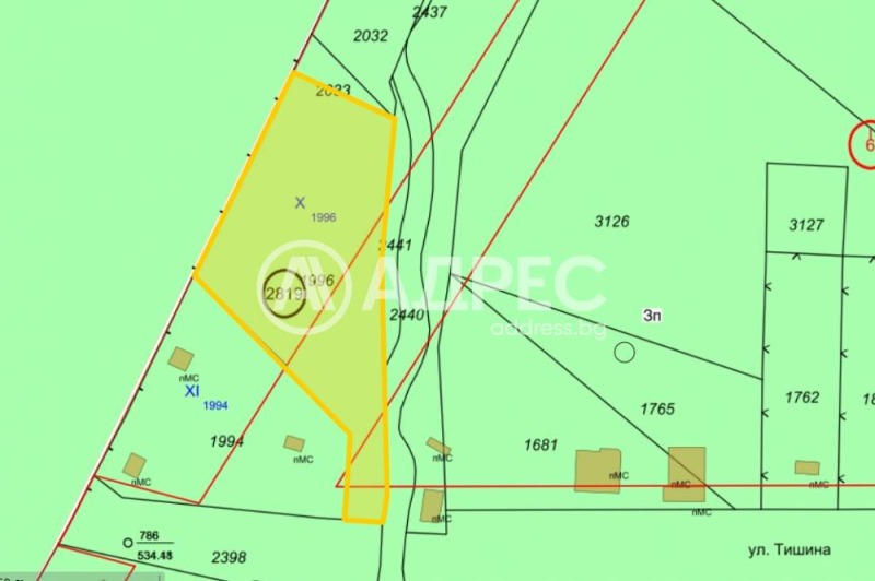 Продава ПАРЦЕЛ в град София, Връбница 1 - 1375 кв.м / 68 750 € » 134 463.31 лв., АДРЕС НЕДВИЖИМИ ИМОТИ
