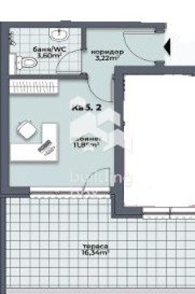 Myytävänä  Studio Varna , Asparuhovo , 39 neliömetriä | 94336205 - kuva [6]