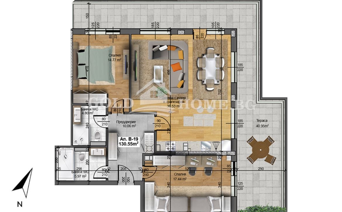 Продава 3-СТАЕН, гр. Пловдив, Отдих и култура, снимка 16 - Апартаменти - 55537709