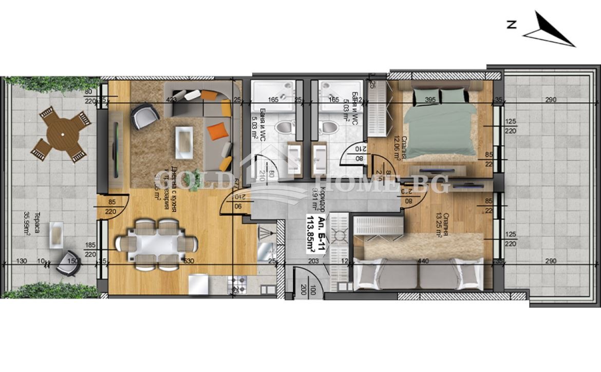 Продава 3-СТАЕН, гр. Пловдив, Отдих и култура, снимка 13 - Апартаменти - 55537709