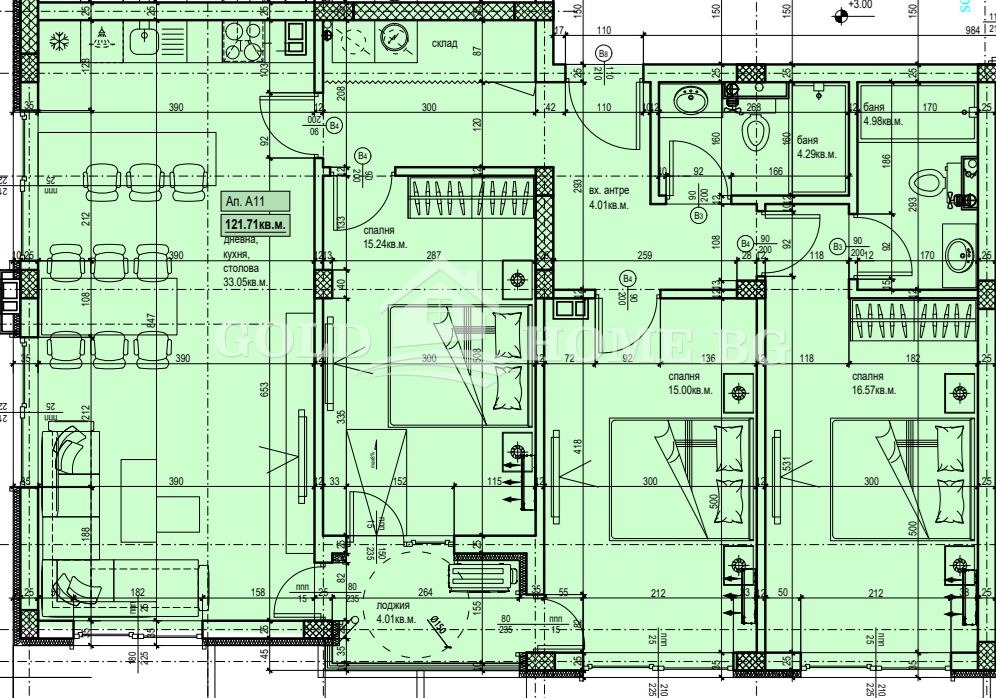 Продава 4-СТАЕН, гр. Пловдив, Христо Смирненски, снимка 3 - Апартаменти - 54201611