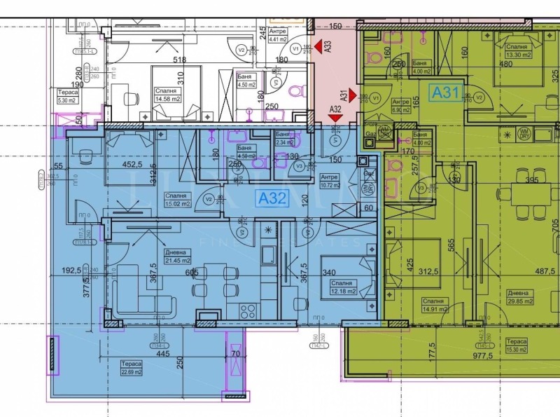 Продаја  2 спаваће собе Софија , Крастова вада , 112 м2 | 29456839 - слика [3]