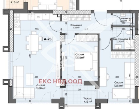 Продава  3-стаен, град Пловдив, Кършияка •  123 201 EUR • ID 43027126 — holmes.bg - [1] 