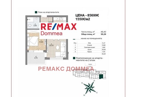 Продава 2-СТАЕН, гр. Варна, к.к. Чайка, снимка 4 - Aпартаменти - 49456843