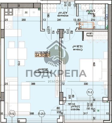 Te koop  1 slaapkamer Plovdiv , Trakija , 74 m² | 91972181 - afbeelding [2]