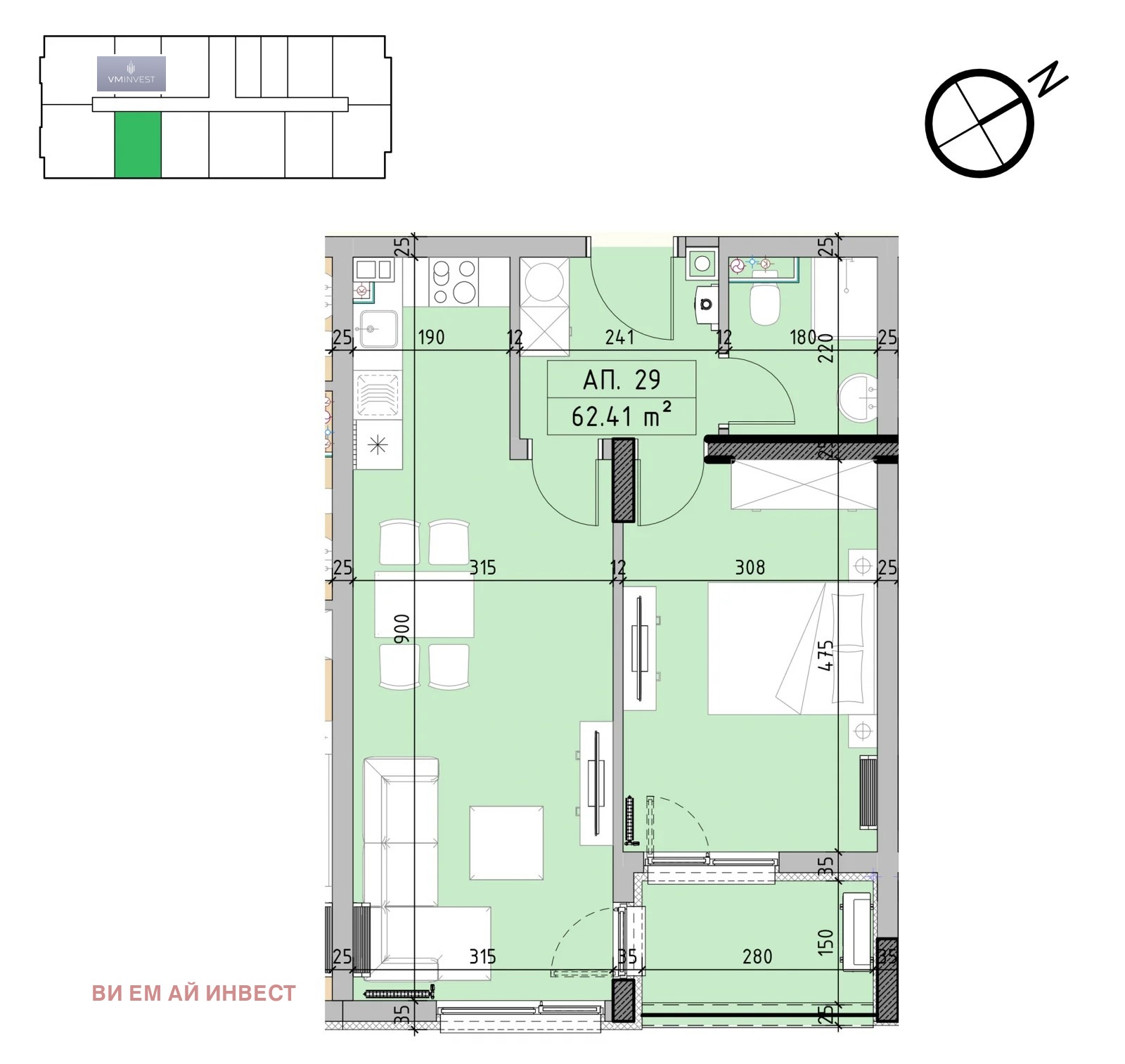 Продава 2-СТАЕН, гр. София, Малинова долина, снимка 6 - Апартаменти - 55108543