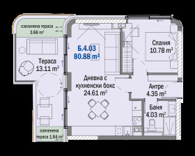 1 soverom Kiten, region Burgas 2