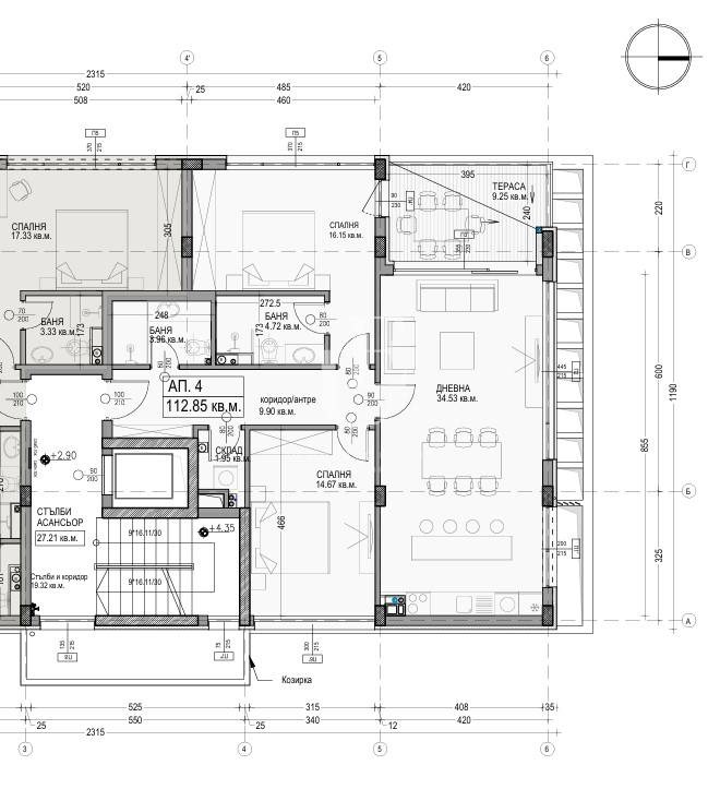 Продава 3-СТАЕН, гр. София, в.з.Киноцентъра, снимка 5 - Апартаменти - 53945501
