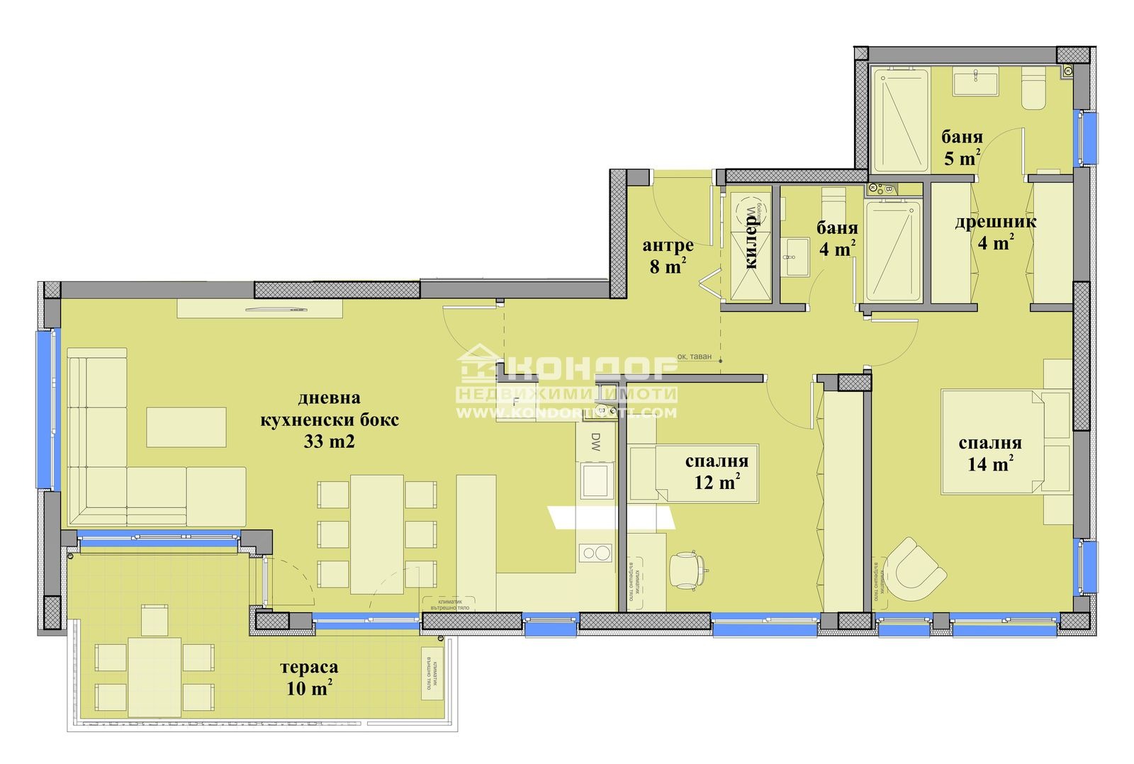Продава 3-СТАЕН, гр. Пловдив, Тракия, снимка 2 - Апартаменти - 49952750