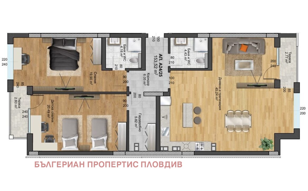 Продава 3-СТАЕН, гр. Пловдив, Христо Смирненски, снимка 6 - Апартаменти - 54820974