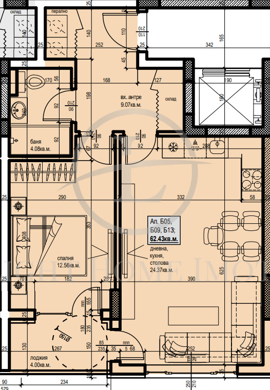 À venda  1 quarto Plovdiv , Hristo Smirnenski , 72 m² | 40006007 - imagem [5]