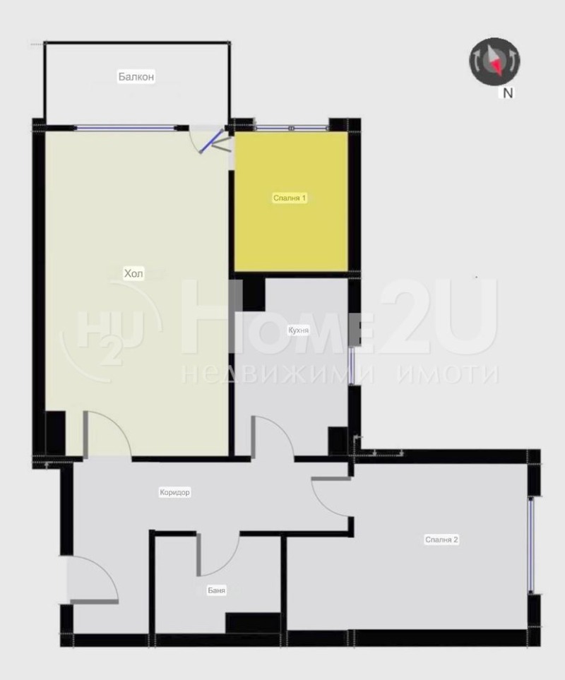 Продается  2 спальни София , Банишора , 69 кв.м | 53397853 - изображение [9]