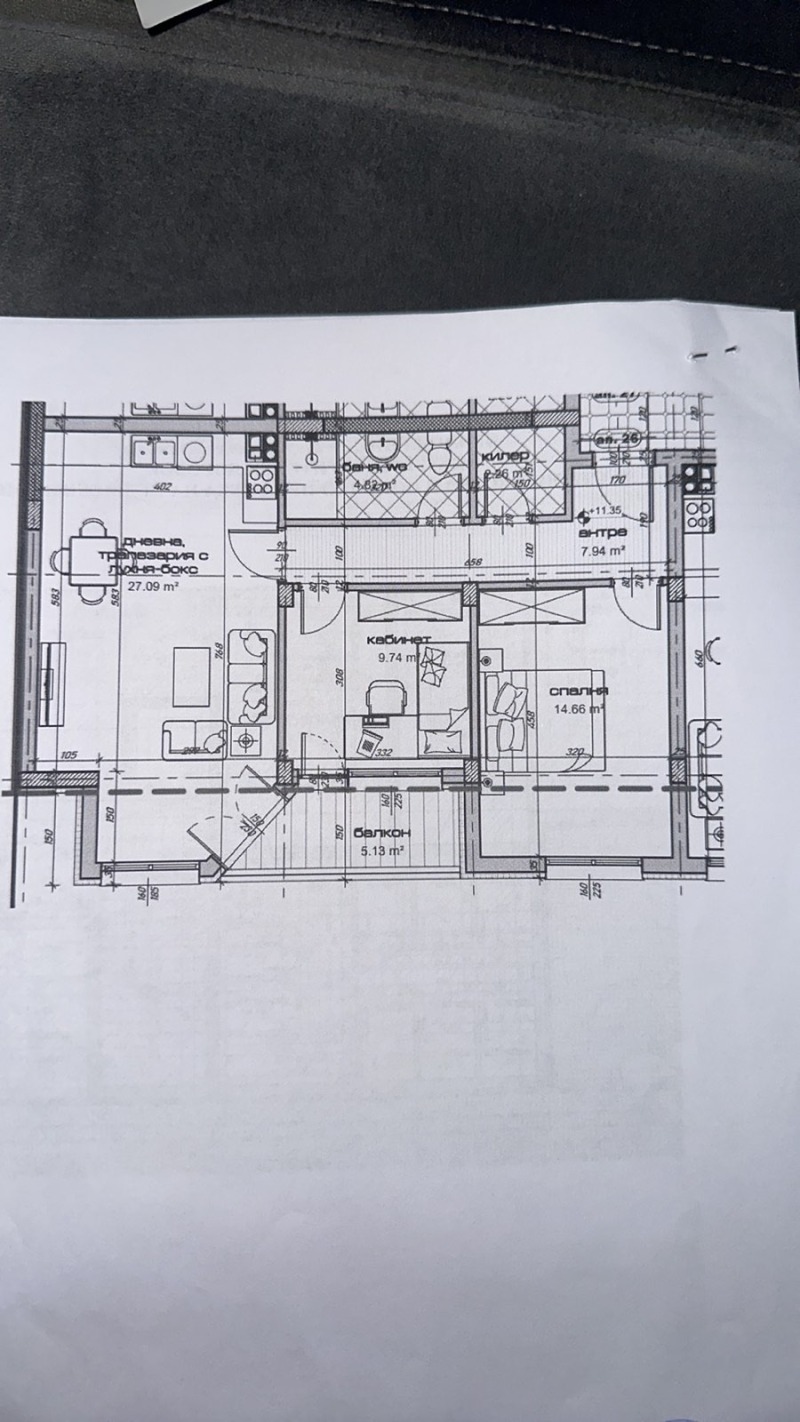 Продава 3-СТАЕН, гр. Варна, Кайсиева градина, снимка 4 - Апартаменти - 53564904