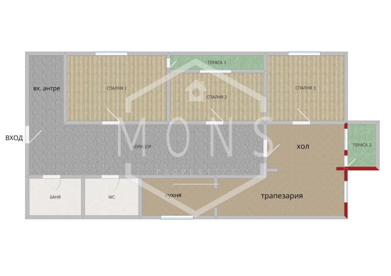 De vânzare  3 dormitoare Velico Târnovo , Țentâr , 138 mp | 62958893 - imagine [16]