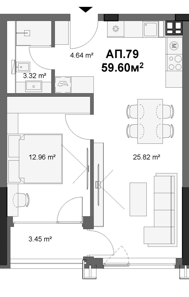 Til salgs  1 soverom Sofia , Ovsja kupel 1 , 73 kvm | 88318684 - bilde [2]