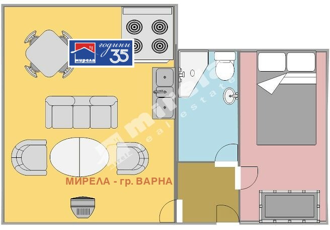 Продава 2-СТАЕН, гр. Варна, Виница