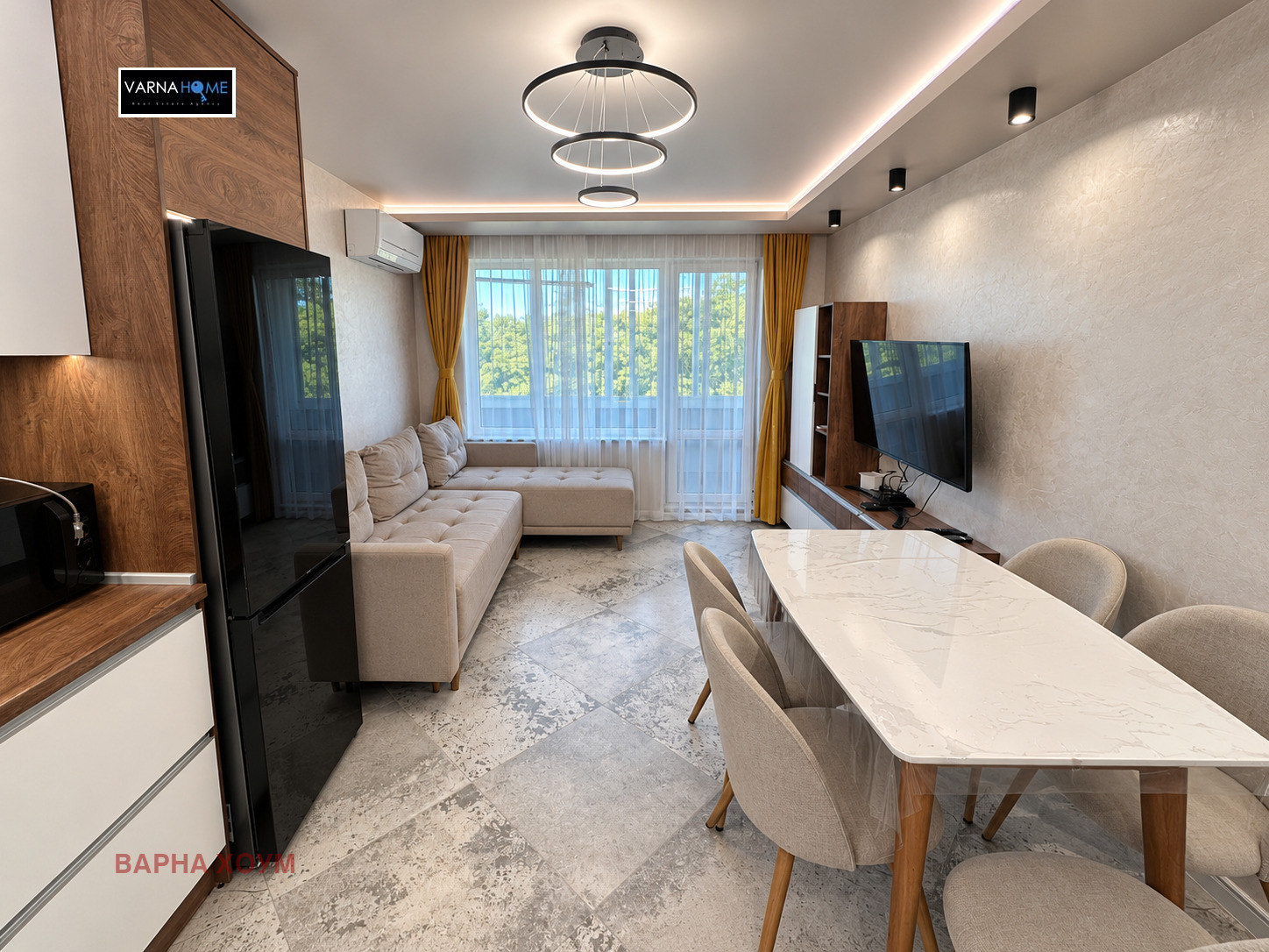 Продава 3-СТАЕН, гр. Варна, Колхозен пазар, снимка 2 - Апартаменти - 56066006