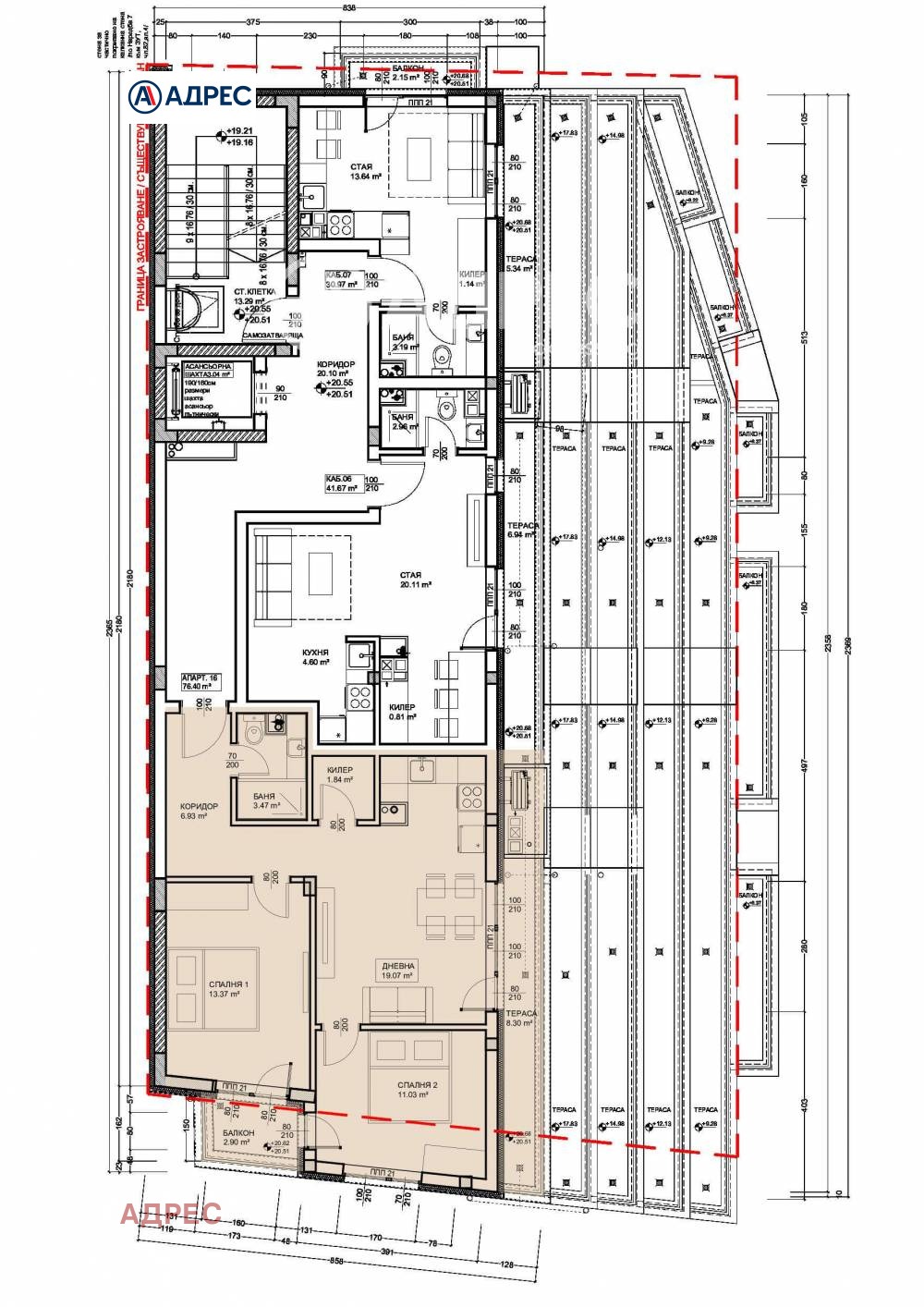 Продава 3-СТАЕН, гр. Варна, Левски 1, снимка 4 - Апартаменти - 53902420