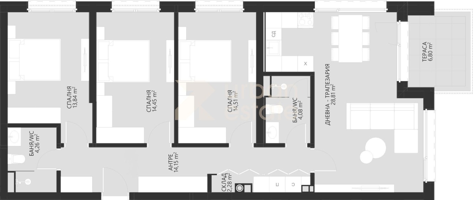 Продава 4-СТАЕН, гр. София, с. Лозен, снимка 7 - Апартаменти - 53777547