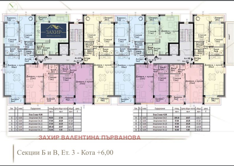 На продаж  1 спальня София , Модерно предградие , 62 кв.м | 20691984 - зображення [3]