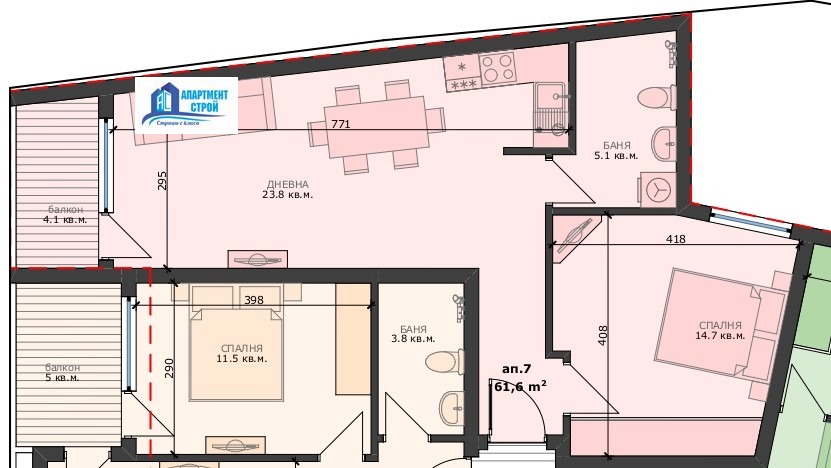 Продава 2-СТАЕН, гр. Варна, Христо Ботев, снимка 2 - Апартаменти - 52529115