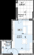 Продава  1-стаен град Пловдив , Тракия , 48 кв.м | 44330041 - изображение [2]