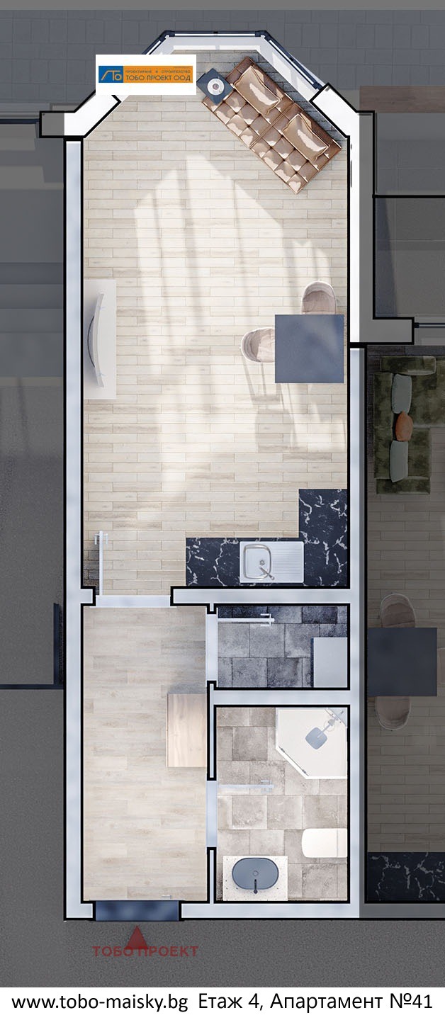 Na sprzedaż  Studio Sofia , Ljulin 10 , 48 mkw | 73703404 - obraz [2]