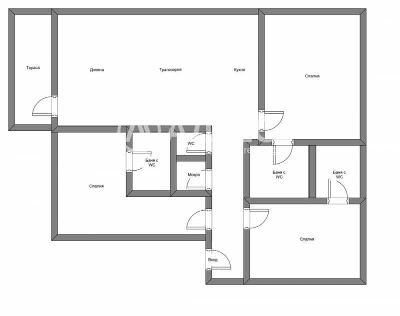 Продава МНОГОСТАЕН, гр. София, Център, снимка 5 - Апартаменти - 53588867