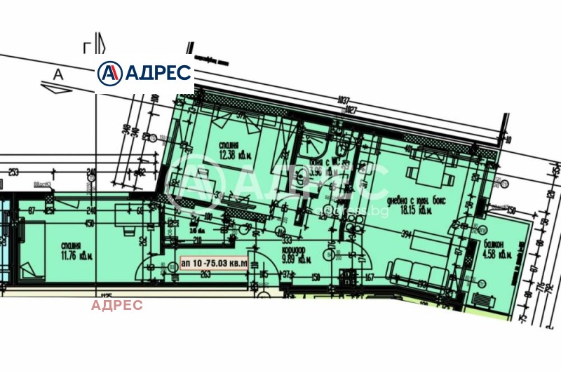 Na prodej  2 ložnice Varna , Asparuchovo , 84 m2 | 19301100