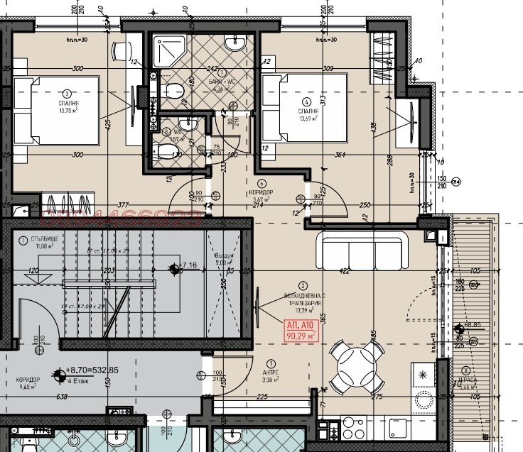 À vendre  2 chambres Sofia , Souhata reka , 95 m² | 26820453 - image [2]