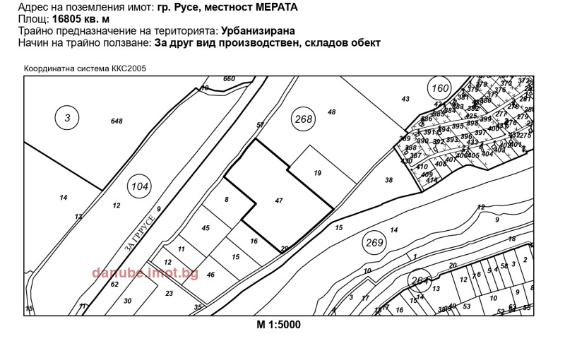 In vendita  Complotto Ruse , Promishlena zona - Zapad , 18605 mq | 72564035