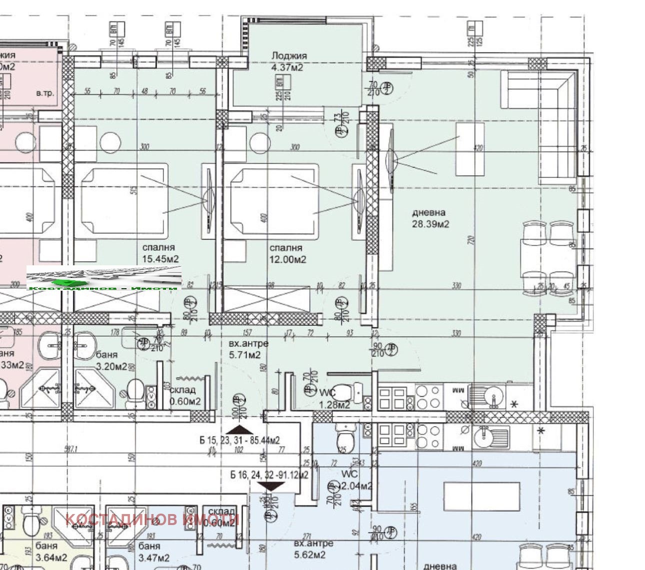 Продава 3-СТАЕН, гр. Пловдив, Христо Смирненски, снимка 2 - Апартаменти - 53448453