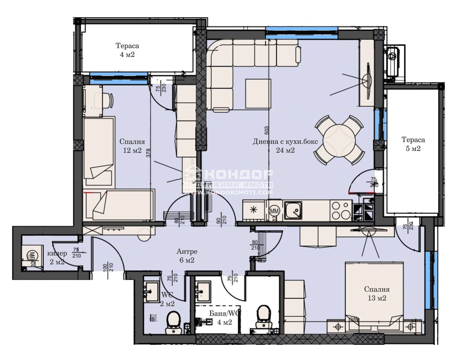 Продава 3-СТАЕН, гр. Пловдив, Кършияка, снимка 4 - Апартаменти - 55794604