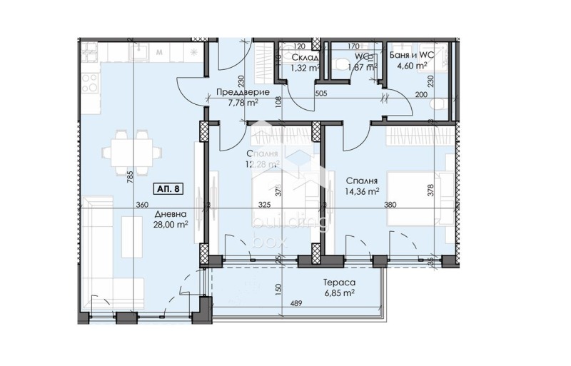 Na prodej  2 ložnice Plovdiv , Trakija , 108 m2 | 27505643 - obraz [7]