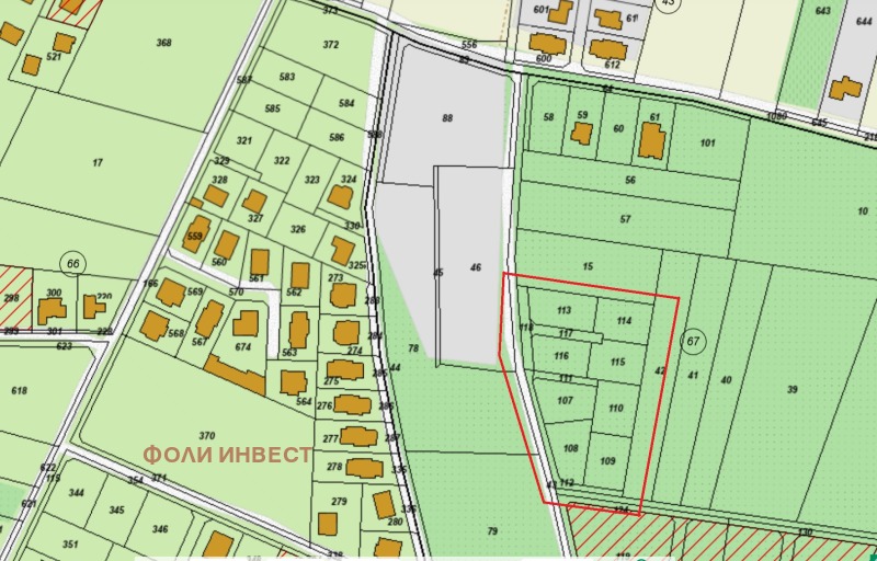 Till salu  Komplott region Plovdiv , Markovo , 506 kvm | 99824017