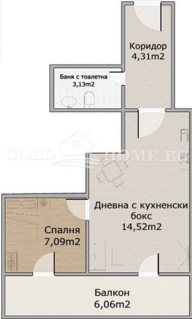 2-стаен град Пловдив, Кючук Париж 2