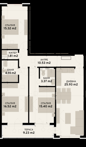 3 slaapkamers Ovtsja kupel 2, Sofia 1