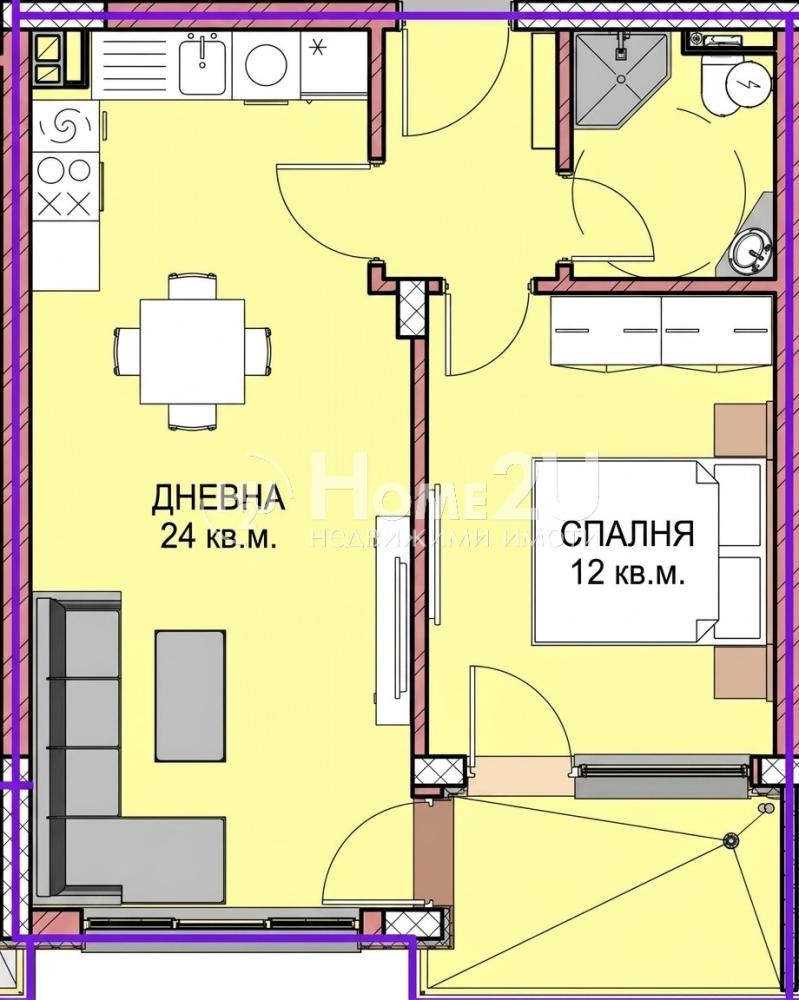 Продава 2-СТАЕН, гр. Варна, Владислав Варненчик 1, снимка 3 - Апартаменти - 55281194