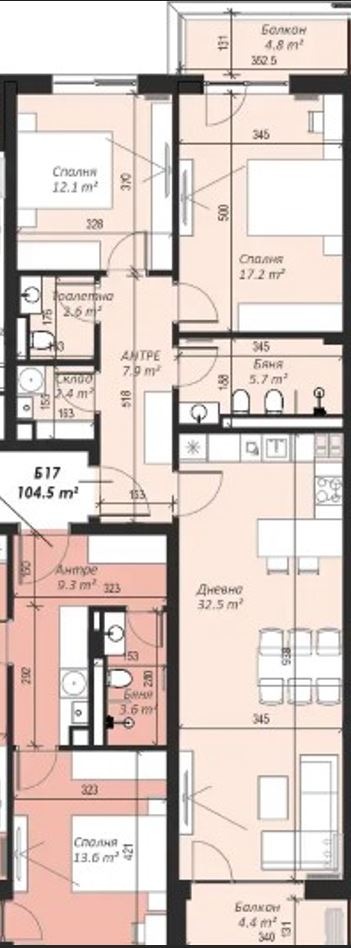 Продава  3-стаен град София , Кръстова вада , 122 кв.м | 42117322 - изображение [4]