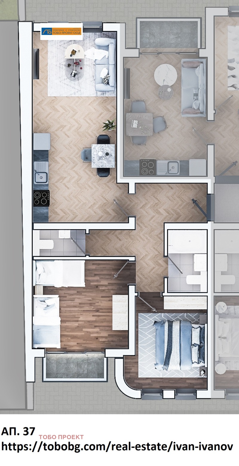 Продава 3-СТАЕН, град София, Зона Б-19 • 205405 € / 401737.26 лв. • 74921748 1