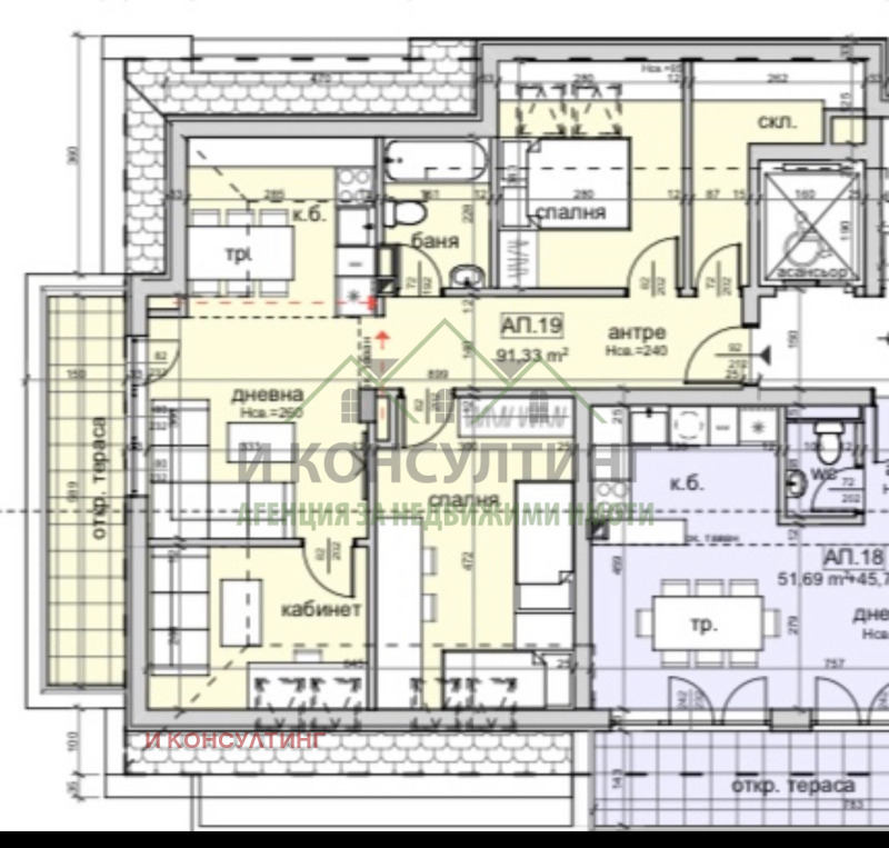 Продава 4-СТАЕН, гр. София, Кръстова вада, снимка 11 - Aпартаменти - 48577369