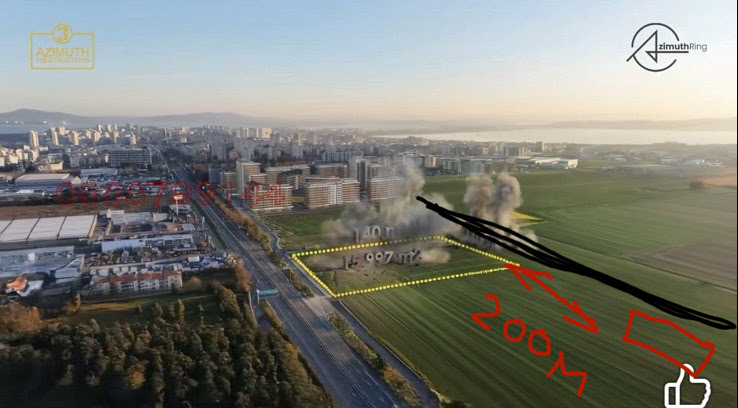 Продава ПАРЦЕЛ, гр. Бургас, Славейков, снимка 2 - Парцели - 53672486