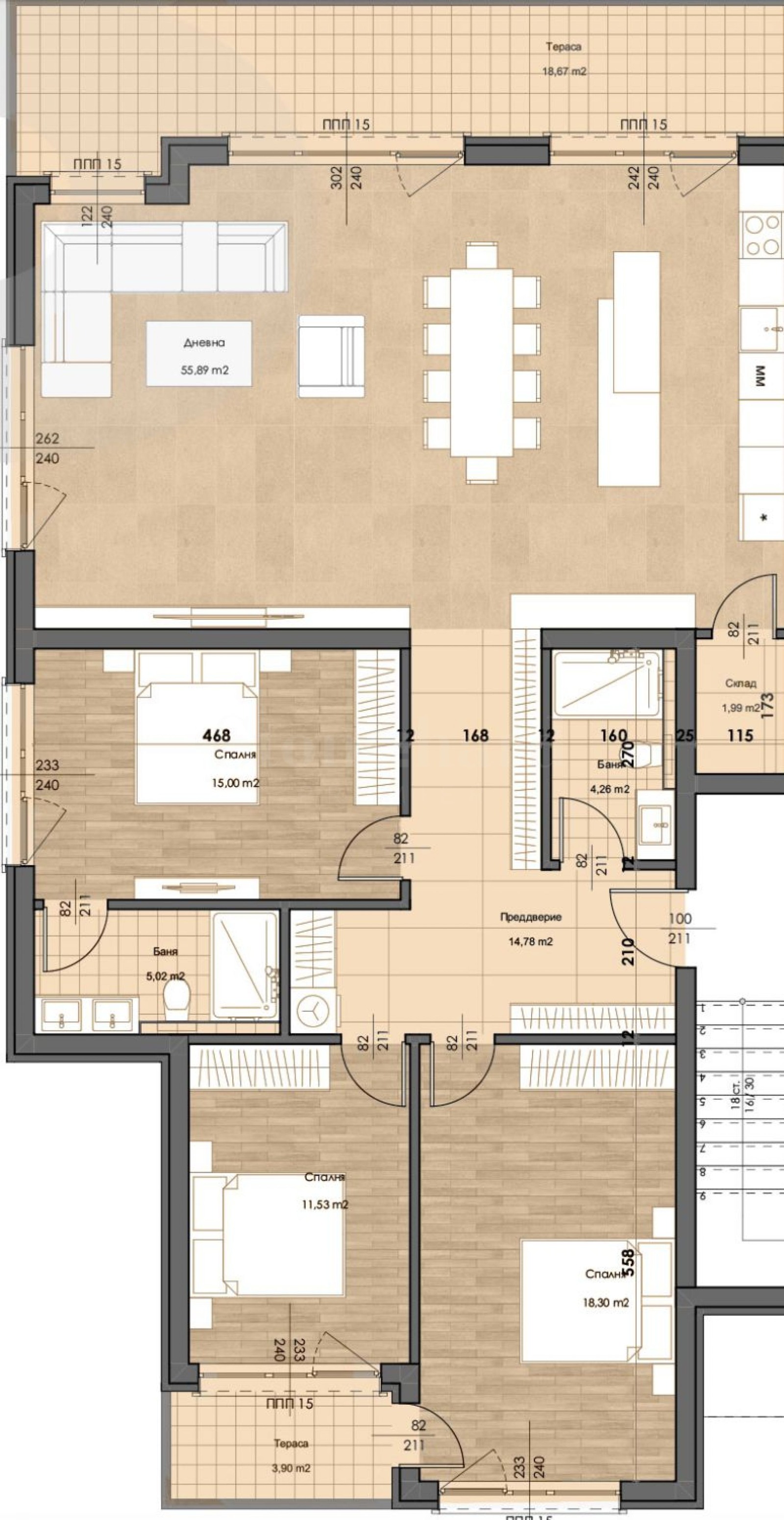 Продава 4-СТАЕН, гр. София, с. Бистрица, снимка 15 - Апартаменти - 56221608