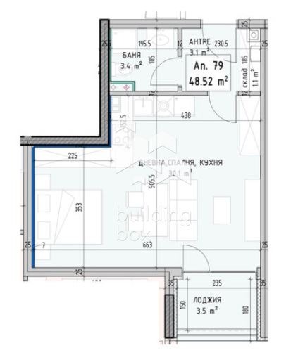 Продается  Студия София , Малинова долина , 57 кв.м | 81701715 - изображение [2]